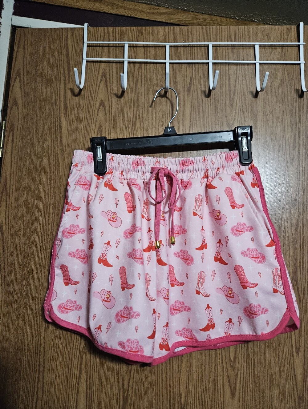 Jess Lea Lets Go Girls Western Drawstring Casual Lounge Shorts Size Medium!